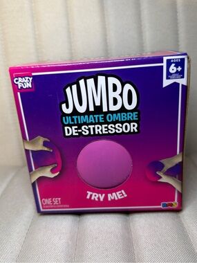 Jumbo Ultimate Ombre De-Stressor Squishy Ball - Pink